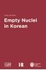 Picture of Empty nuclei in Korean